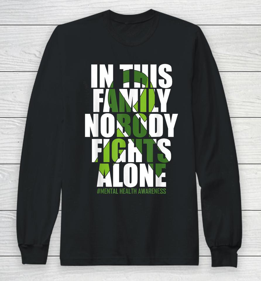 Mental Health Awareness Ribbon Family You Matter Kindness Long Sleeve T-Shirt