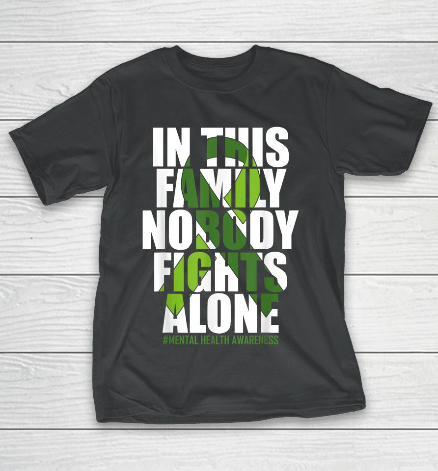 Mental Health Awareness Ribbon Family You Matter Kindness T-Shirt