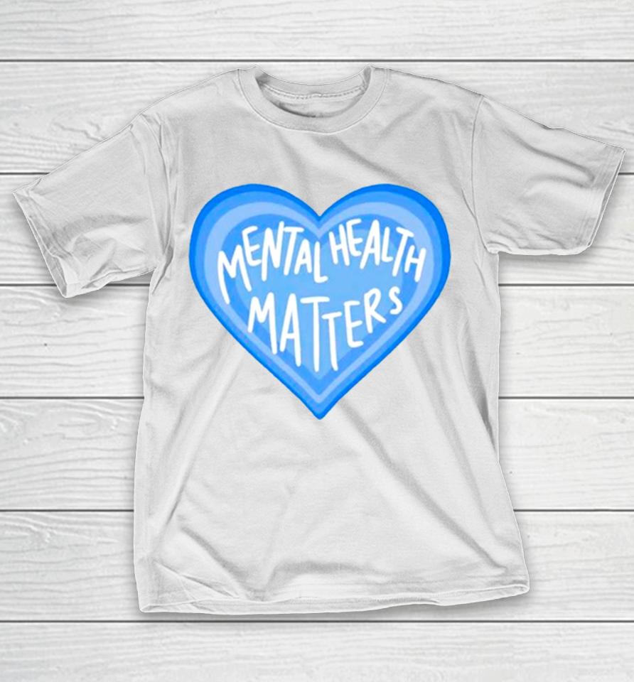 Mental Health Matters Heart T-Shirt