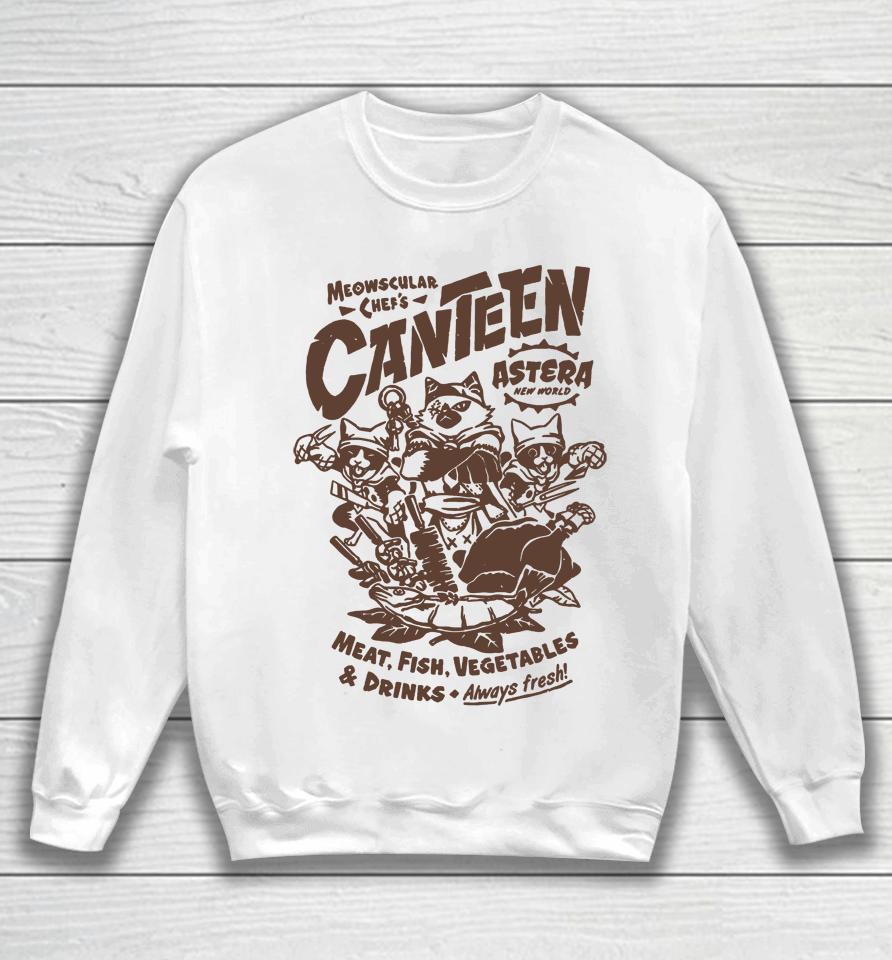 Meowscular Chef's Canteen Sweatshirt