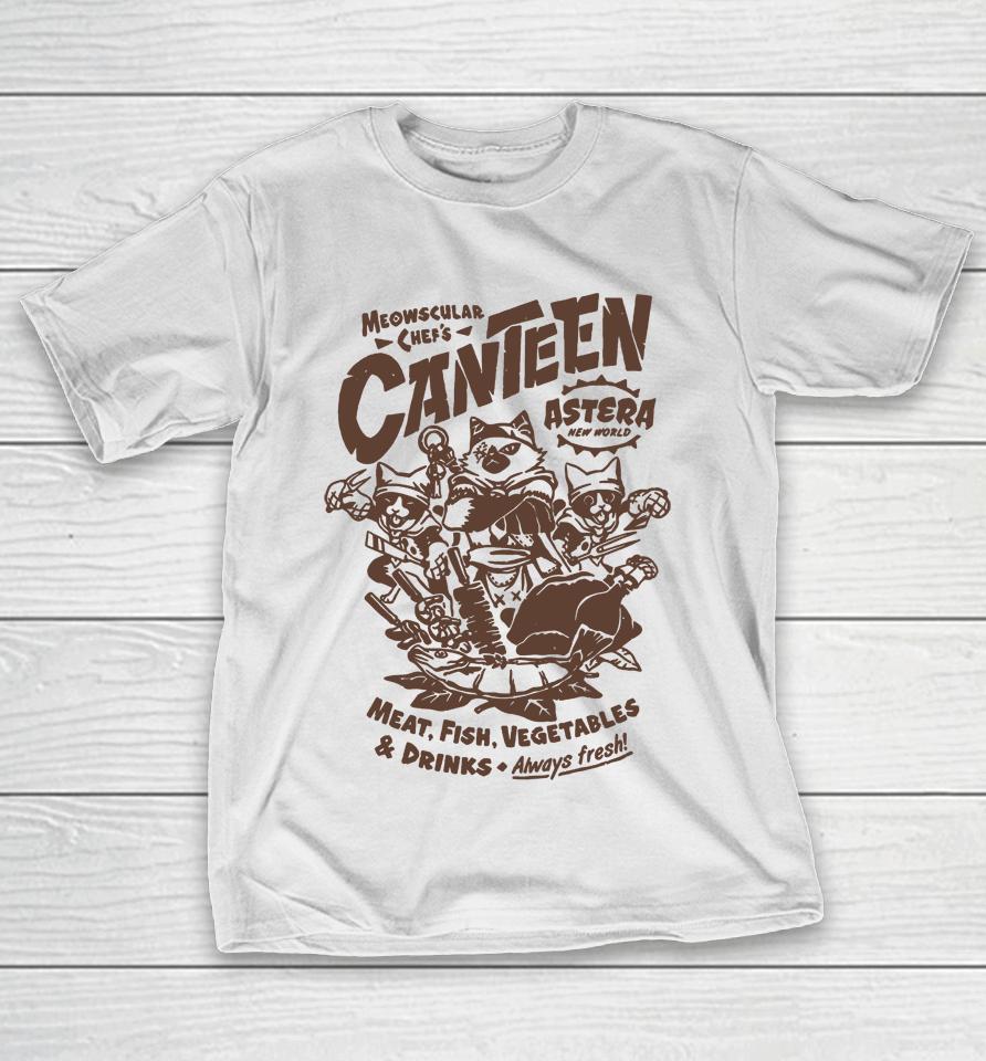 Meowscular Chef's Canteen T-Shirt