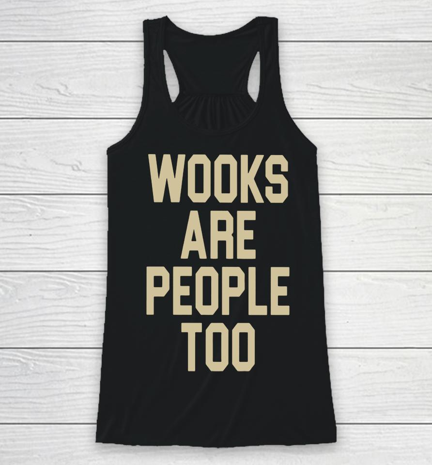 Merchcentral Store Andy Frasco Wooks Are People Too Racerback Tank
