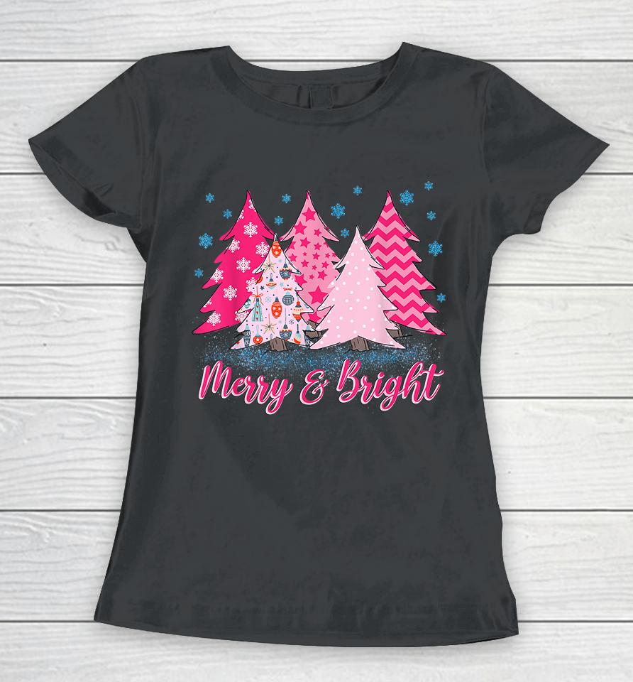 Merry And Bright Women T-Shirt