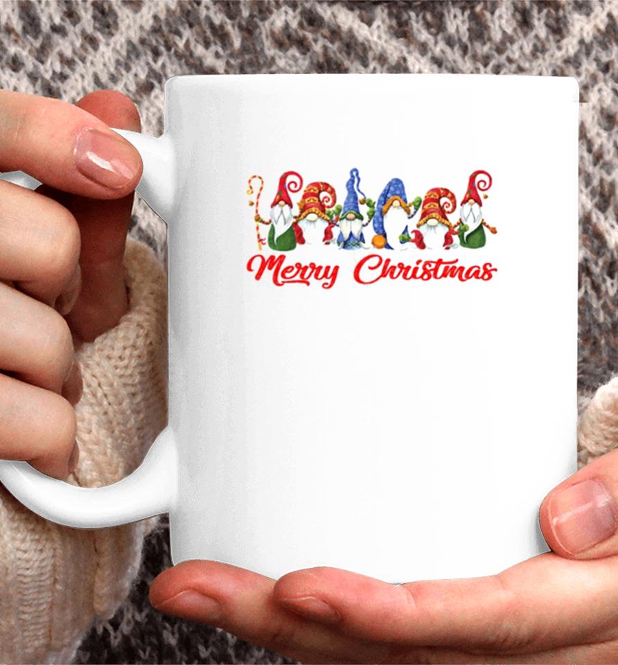 Merry Christmas Funny Gnomes Coffee Mug