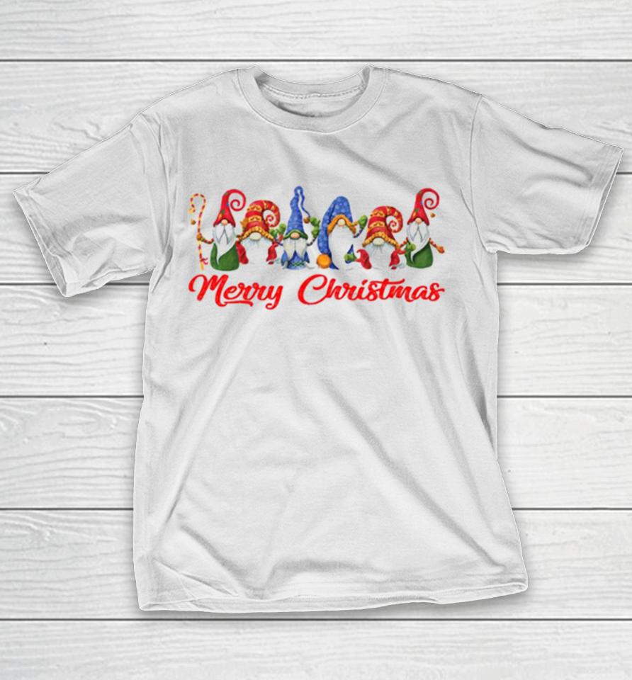 Merry Christmas Funny Gnomes T-Shirt