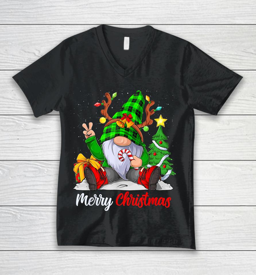 Merry Christmas Gnome Family Christmas Unisex V-Neck T-Shirt