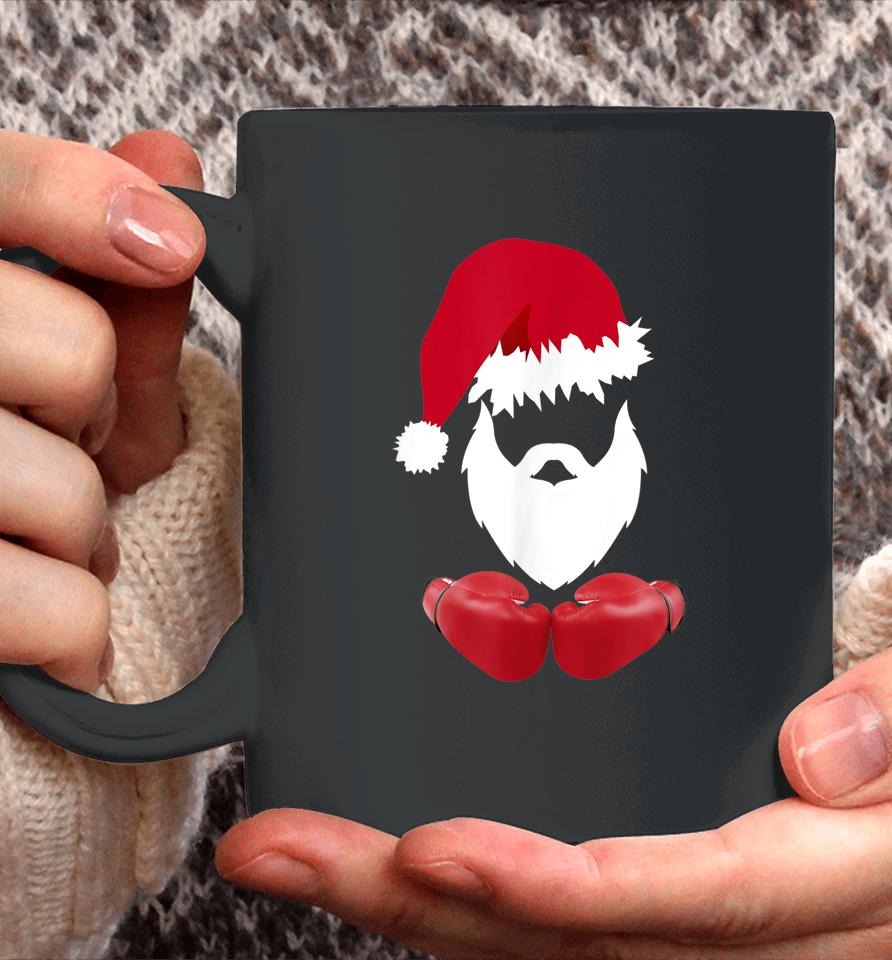 Merry Christmas Santa Claus Boxing Coffee Mug