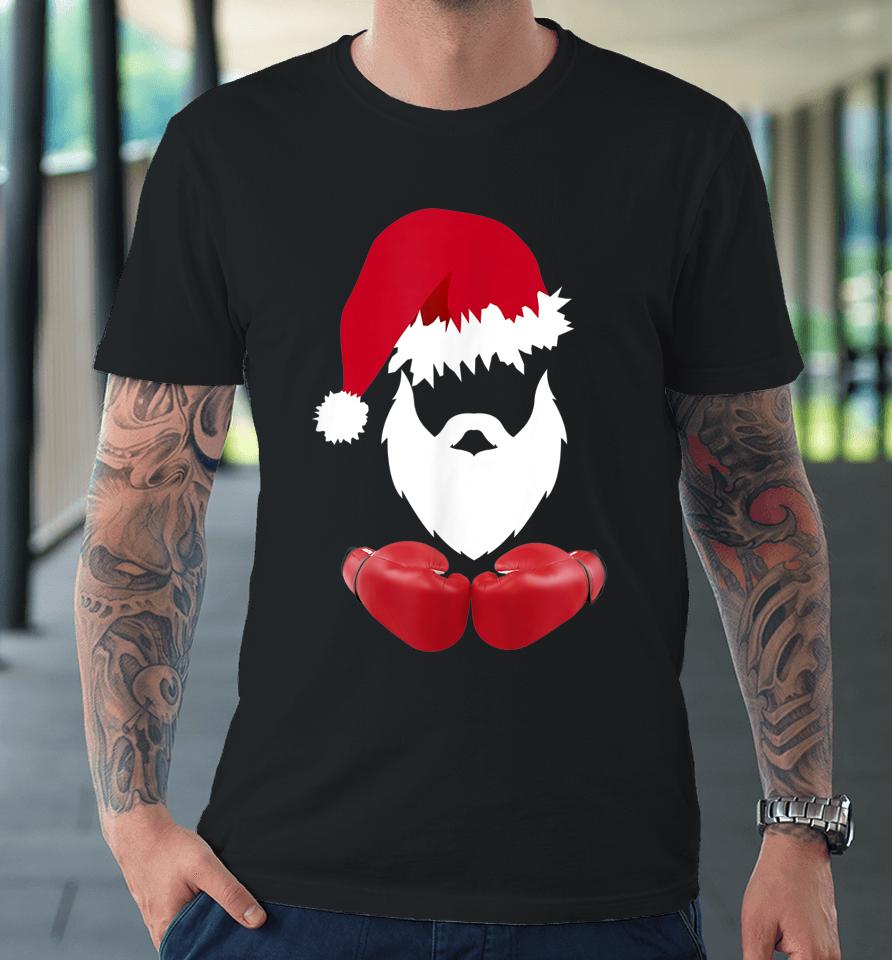 Merry Christmas Santa Claus Boxing Premium T-Shirt