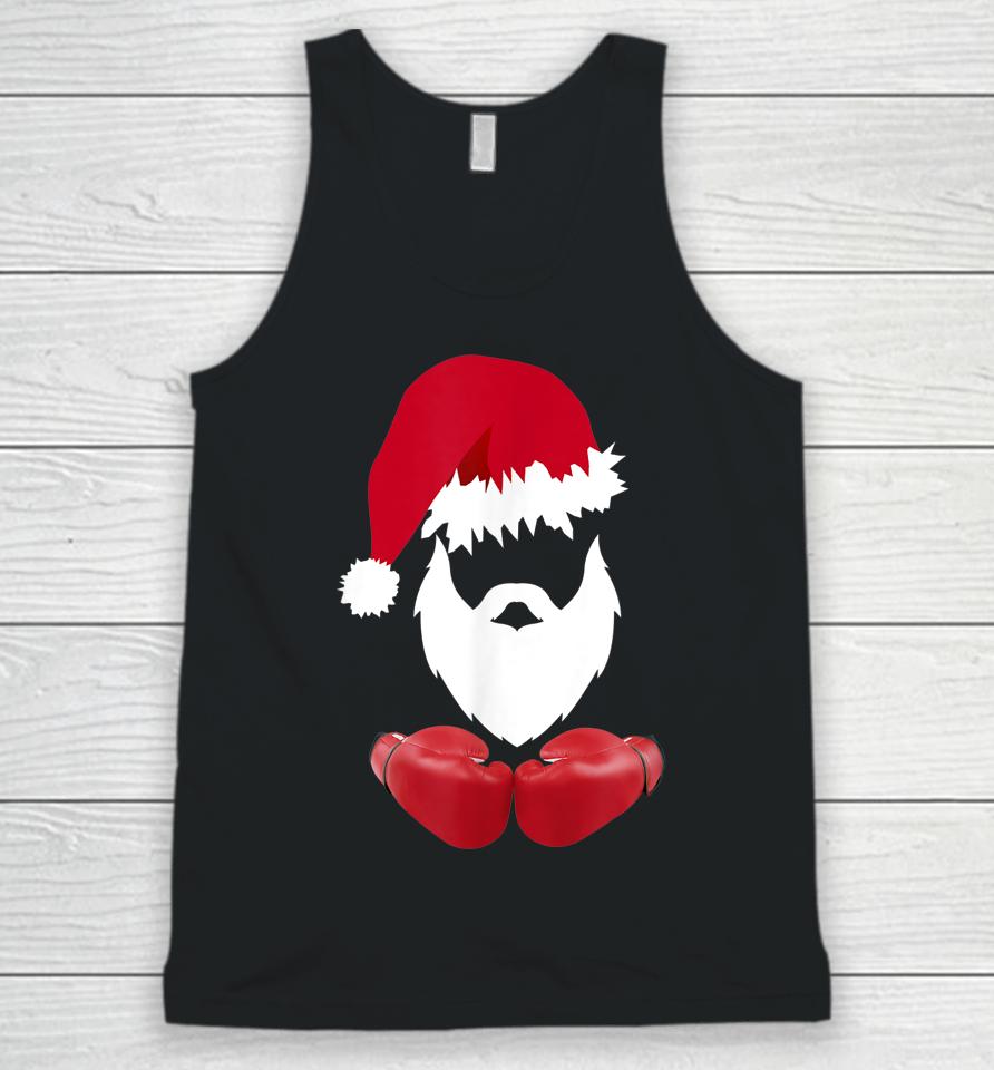 Merry Christmas Santa Claus Boxing Unisex Tank Top