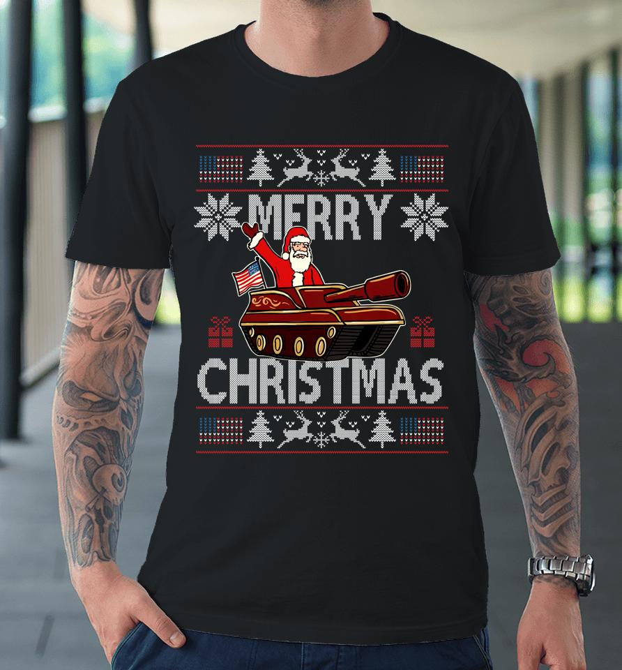 Merry Christmas Santa Claus Tank Ugly Premium T-Shirt