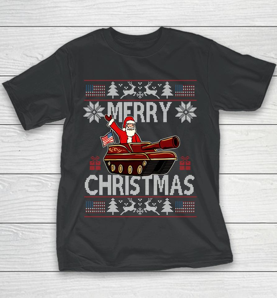 Merry Christmas Santa Claus Tank Ugly Youth T-Shirt