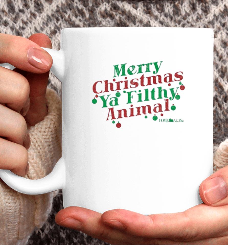 Merry Christmas Ya Filthy Animal Home Alone Coffee Mug