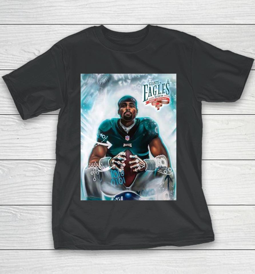 Merry Gameday Philadelphia Eagles Vs New York Giants Nfl Official Poster Youth T-Shirt