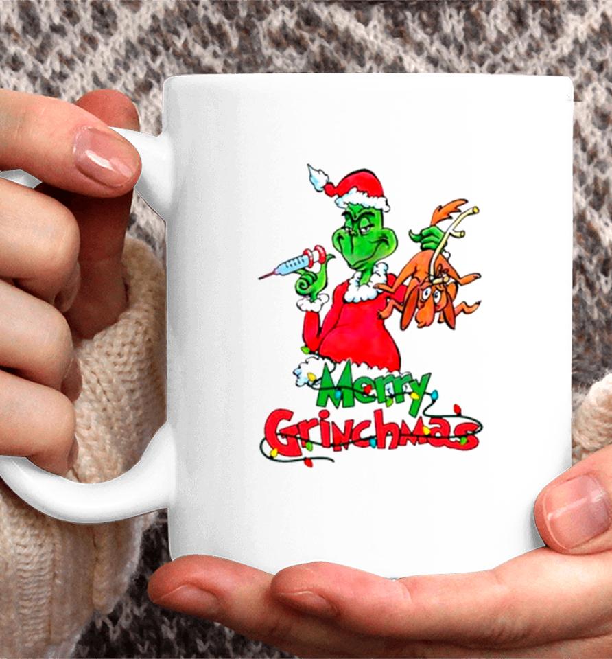 Merry Grinchmas Nurse Merry Christmas Coffee Mug