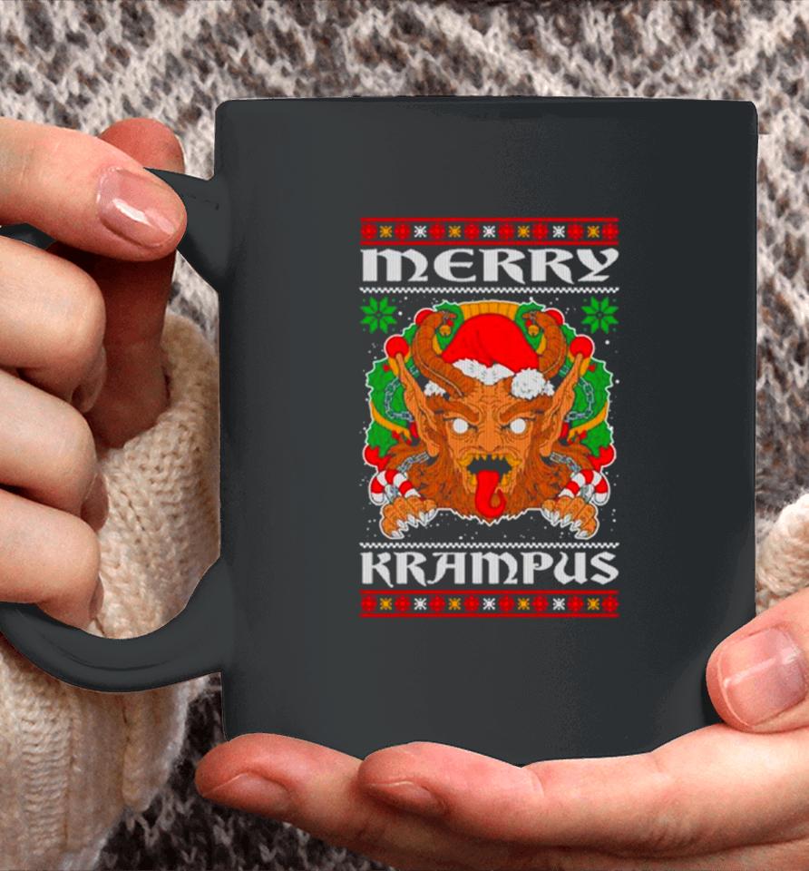Merry Krampus Santa Folklore Figure Horror Ugly Christmas Coffee Mug