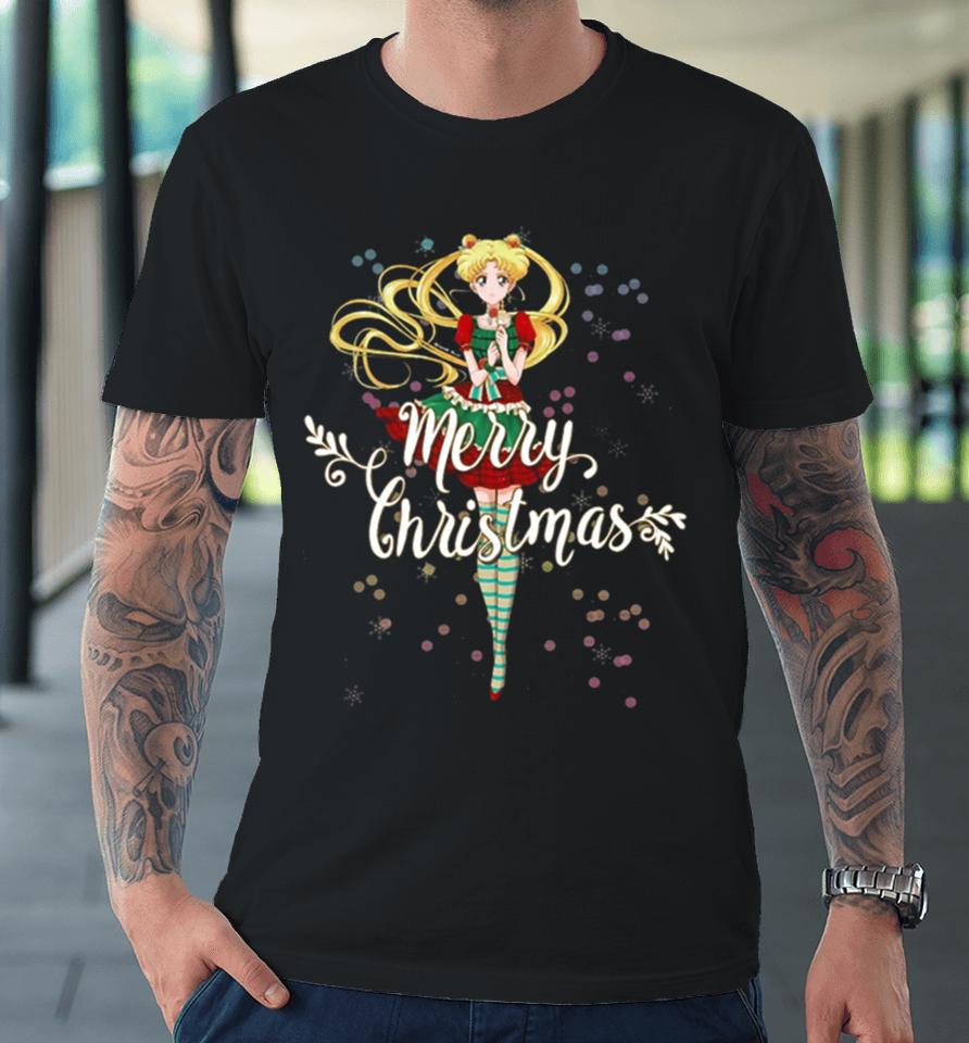 Merry Sailor Moon Christmas Usagi Premium T-Shirt