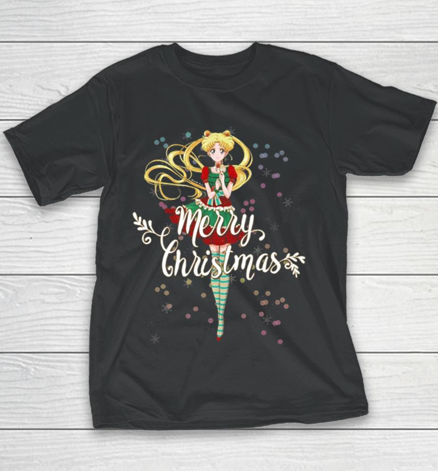 Merry Sailor Moon Christmas Usagi Youth T-Shirt