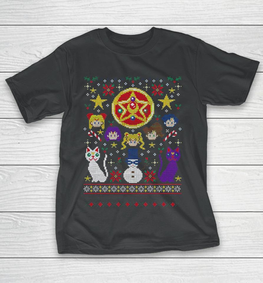 Merry Senshi Christmas Sailor Moon T-Shirt