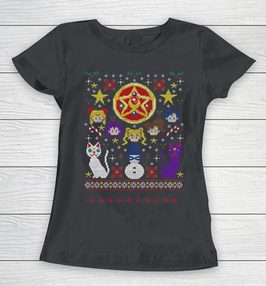 Merry Senshi Christmas Sailor Moon Women T-Shirt