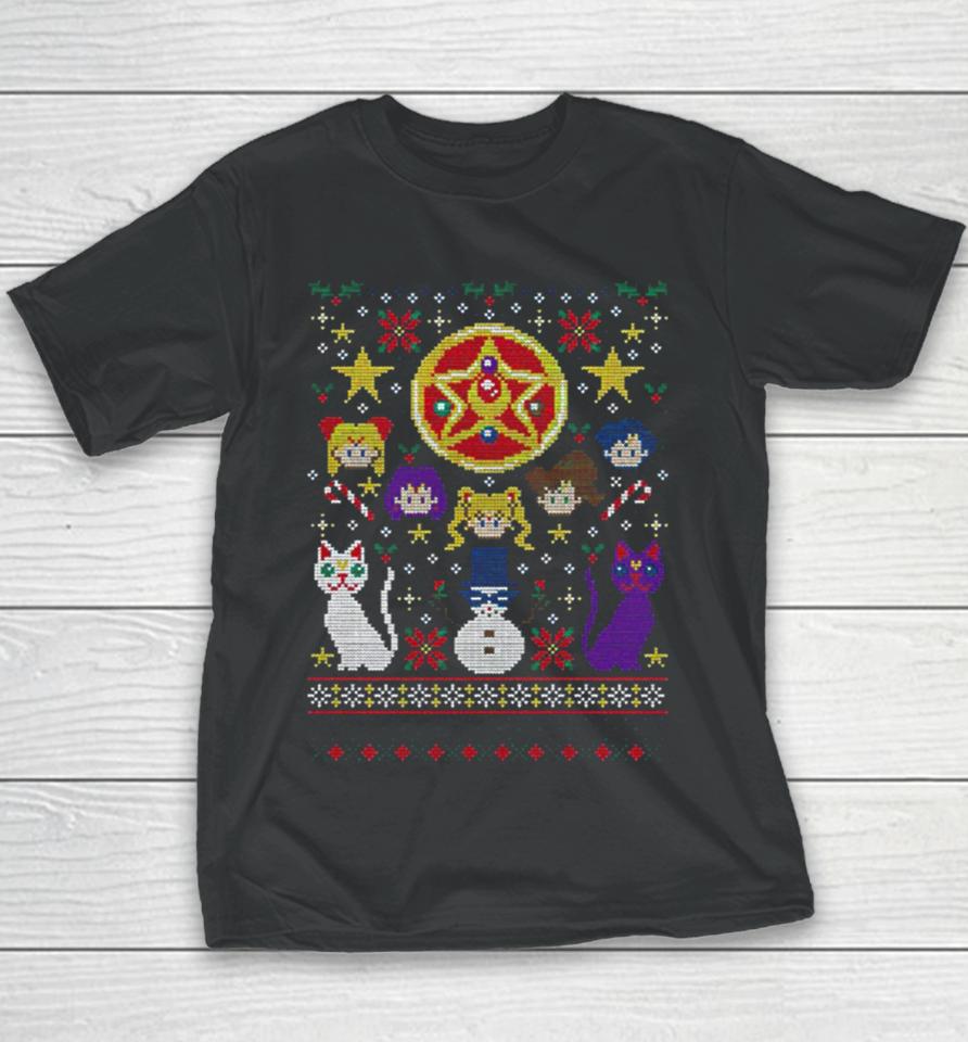 Merry Senshi Christmas Sailor Moon Youth T-Shirt