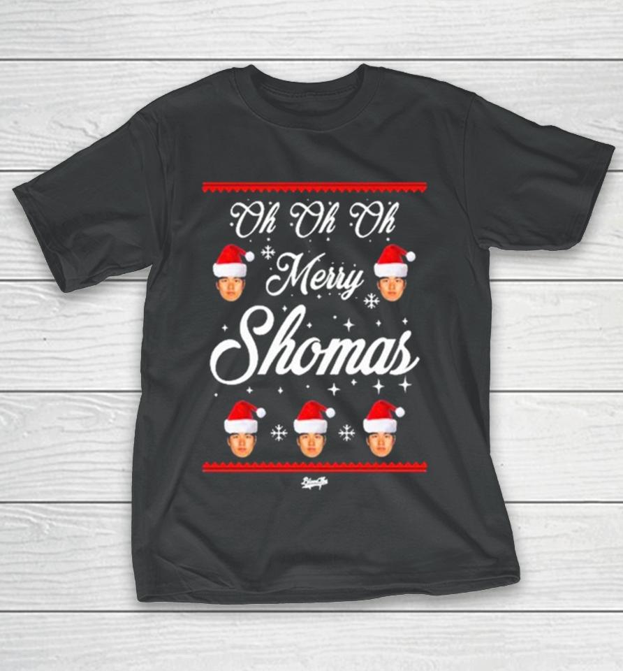 Merry Shomas Shohei Ohtani Santa Ugly Christmas Sweater 2023 T-Shirt