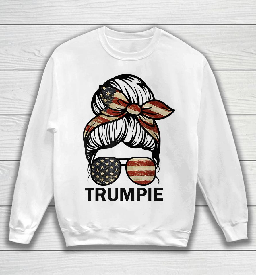 Messy Bun Trumpie Sweatshirt
