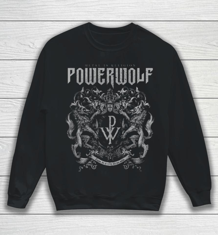 Metal Is Religion Powerwolf Crest Sweatshirt