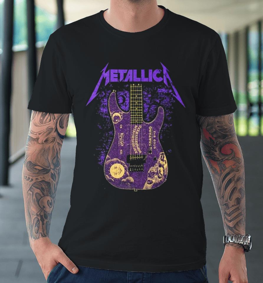 Metallica Kirk Hammett Purple Ouija Guitar Premium T-Shirt