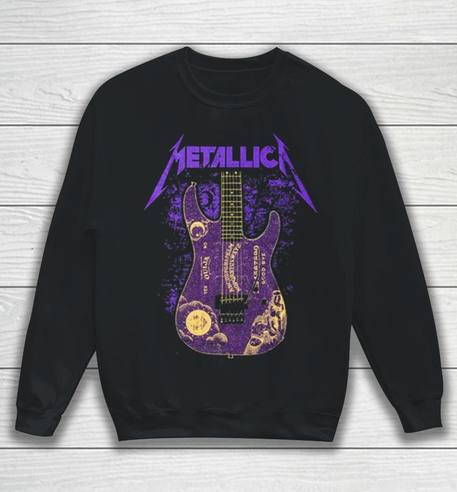Metallica Kirk Hammett Purple Ouija Guitar Sweatshirt