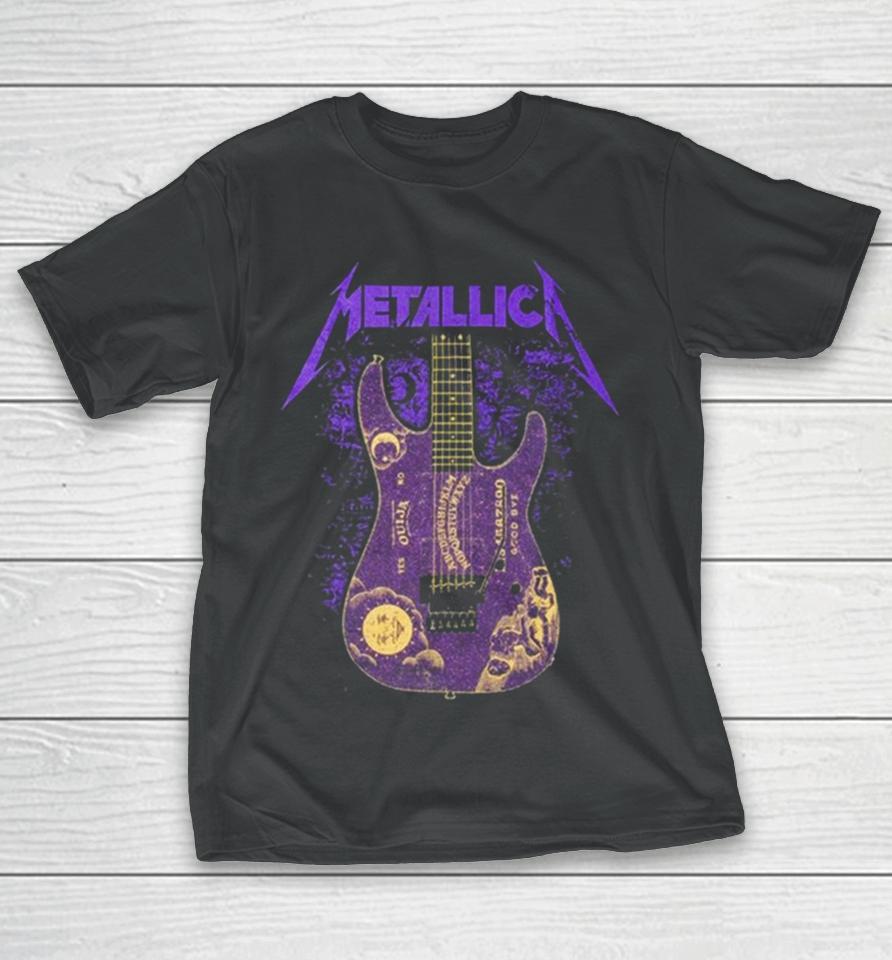 Metallica Kirk Hammett Purple Ouija Guitar T-Shirt