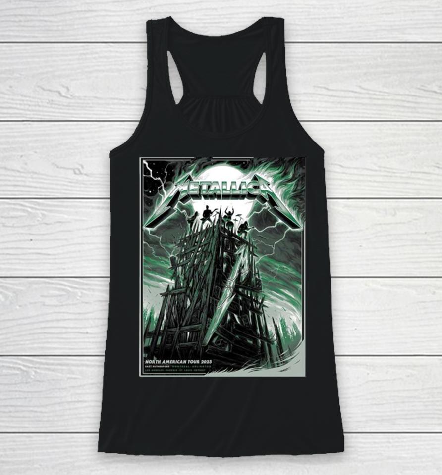 Metallica North American Tour 2023 M72 East Rutherford Nj Usa 4 And 6 August Fan Gifts Racerback Tank