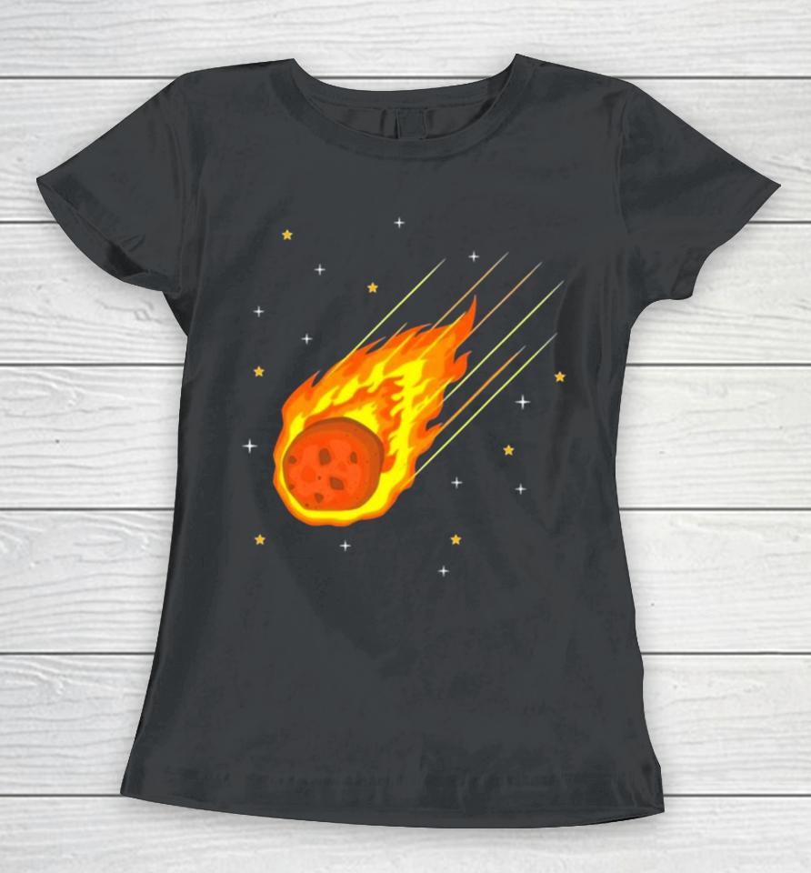 Meteorite Asteroid Comet Meteor Shower Universe Meteors Women T-Shirt