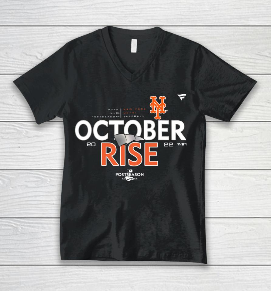 Mets October Rise Unisex V-Neck T-Shirt