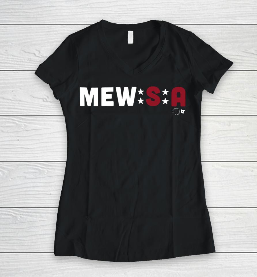 Mew-S-A Women V-Neck T-Shirt