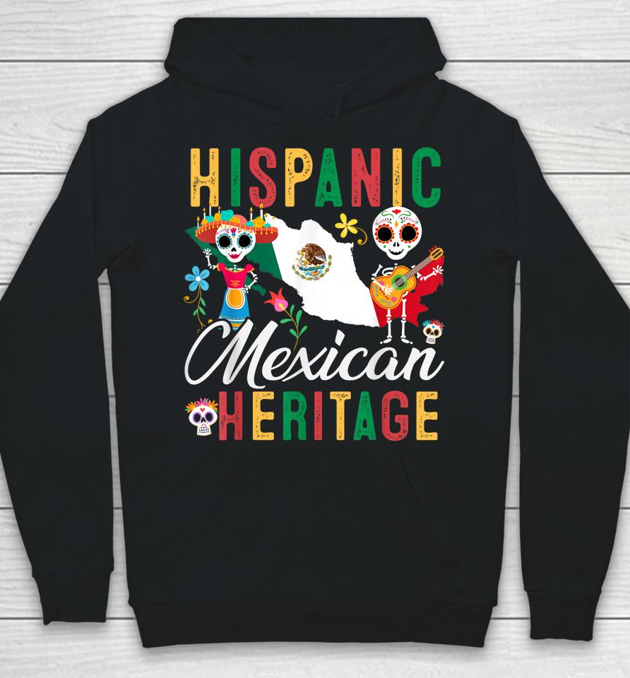 Mexican Flag Hispanic Heritage Month Mexico Latina Hoodie