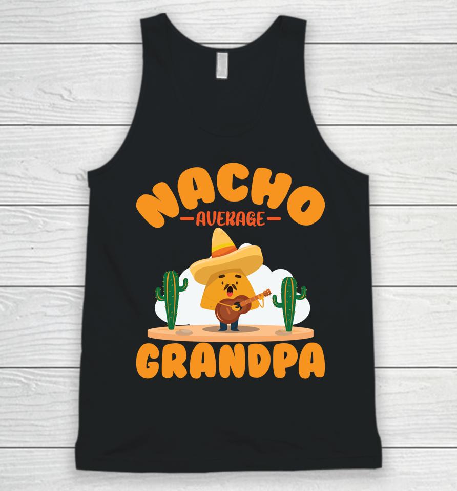 Mexican Holliday Nacho Average Grandpa Cinco De Mayo Poncho Unisex Tank Top