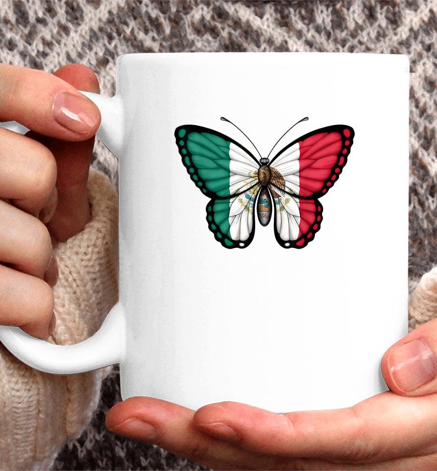 Mexican Independence Day Butterfly Mexico Coffee Mug