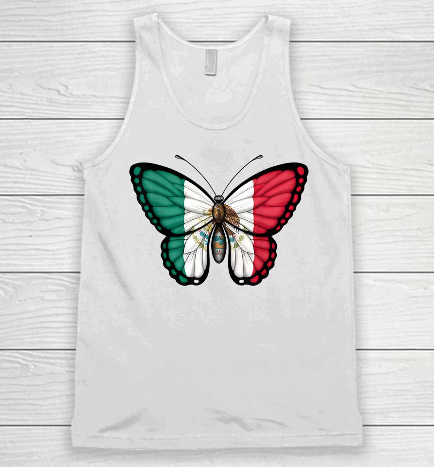 Mexican Independence Day Butterfly Mexico Unisex Tank Top