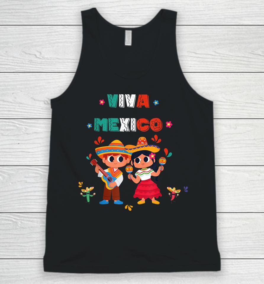 Mexican Independence Day Maracas September 16 Toddler Unisex Tank Top