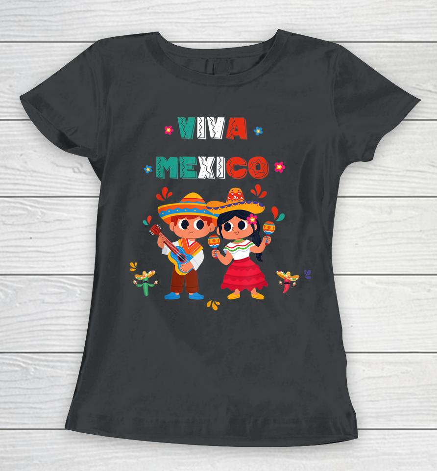 Mexican Independence Day Maracas September 16 Toddler Women T-Shirt