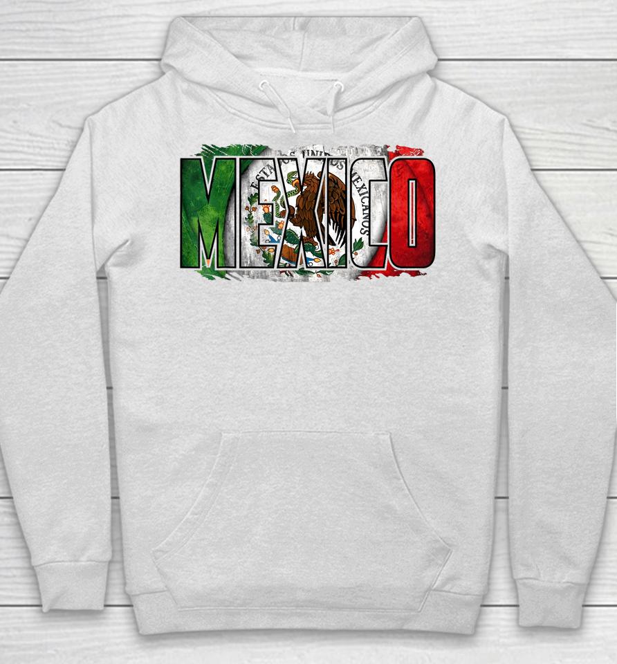 Mexican Independence Day Mexico Flag Eagle Hoodie