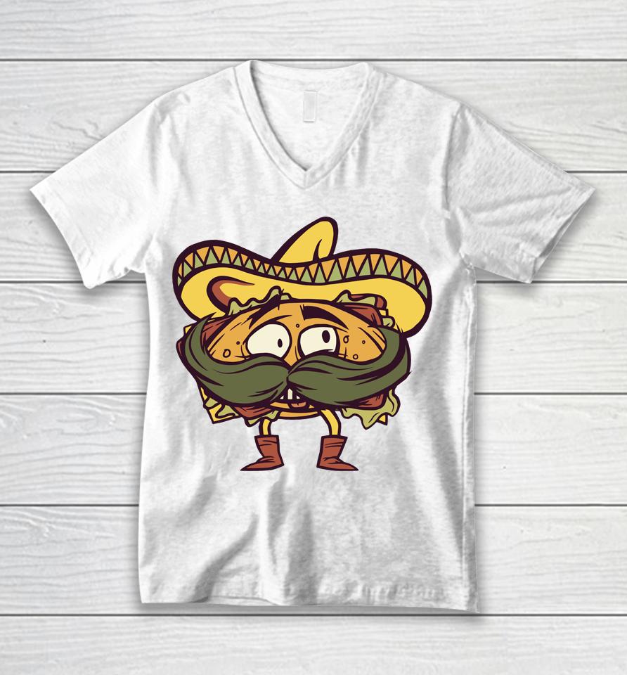 Mexican Torta Unisex V-Neck T-Shirt