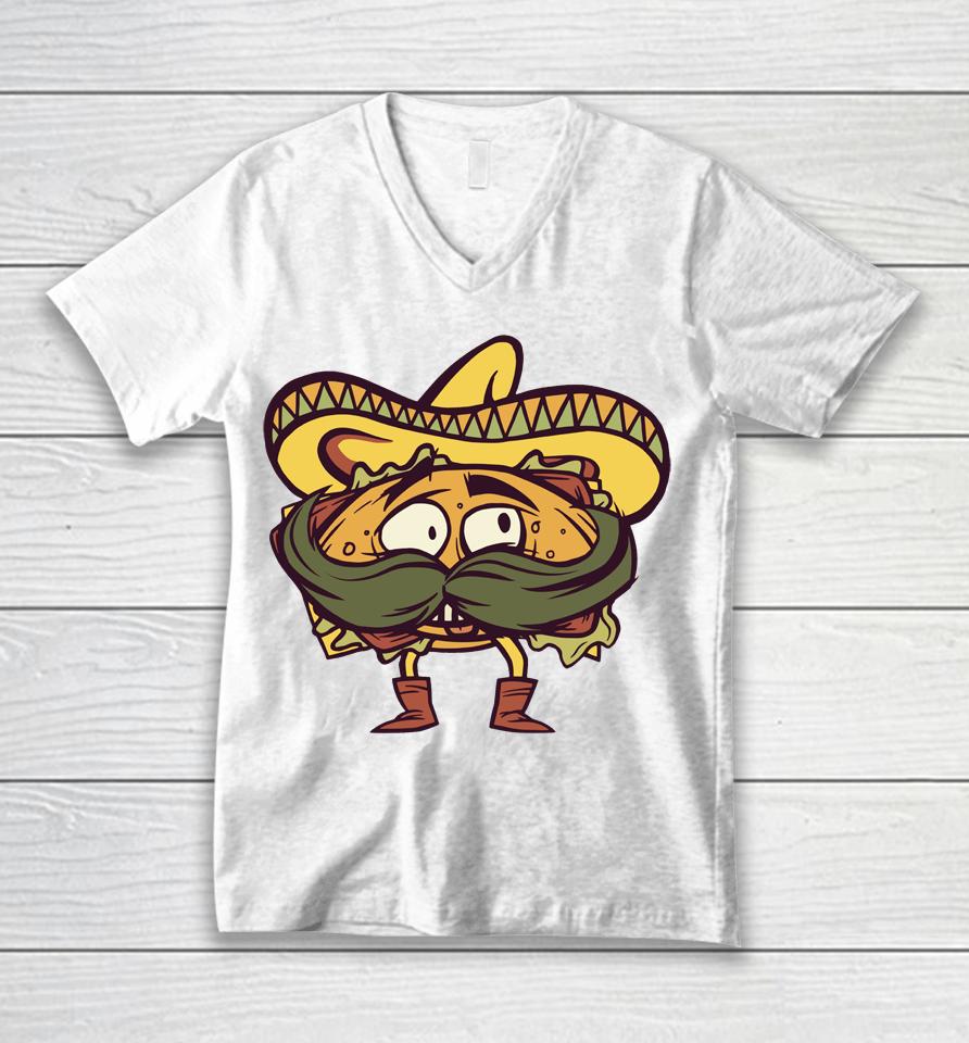 Mexican Torta Unisex V-Neck T-Shirt
