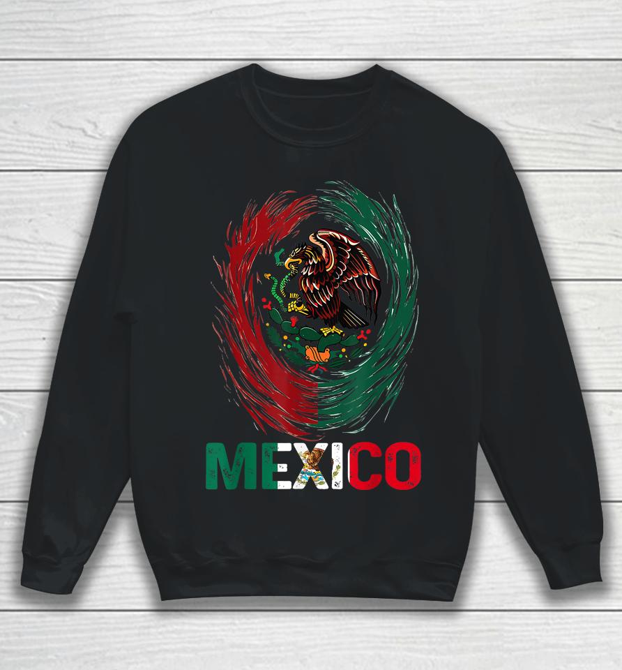 Mexican Viva Mexico Independence Day Flag Sweatshirt