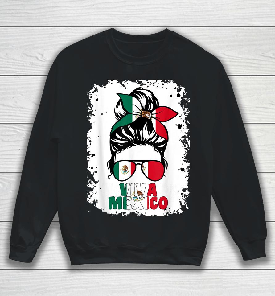 Mexican Viva Mexico Independence Day Mexican Flag Pride Sweatshirt