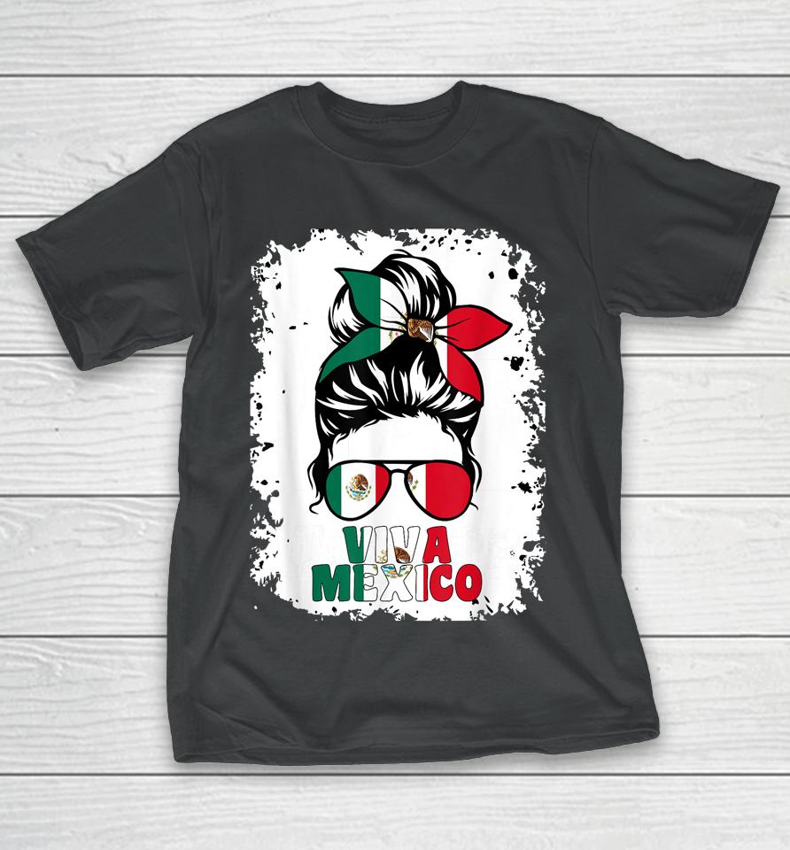 Mexican Viva Mexico Independence Day Mexican Flag Pride T-Shirt