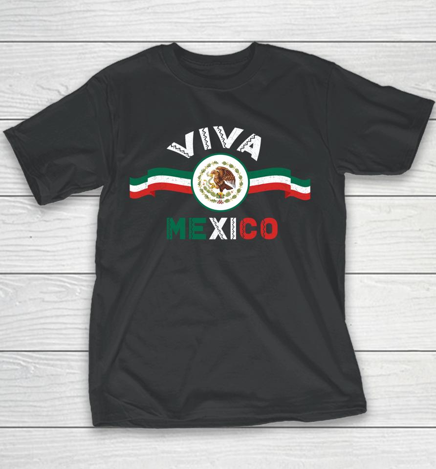 Mexico Mexican Flag Mexico Pride Youth T-Shirt