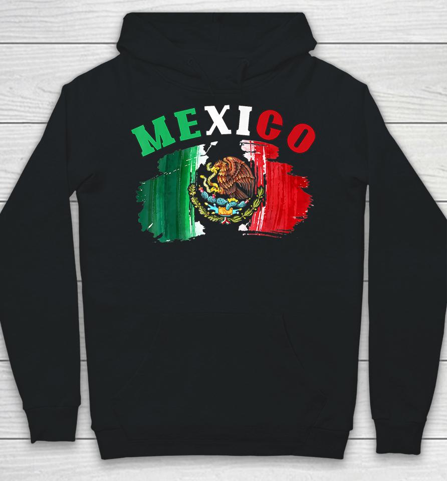 Mexico Mexican Flag Pride Eagle Red Green And White Hoodie