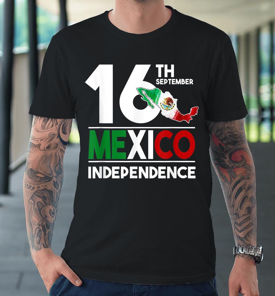 Mexico Pride Independence Day Mexican Flag Premium T-Shirt