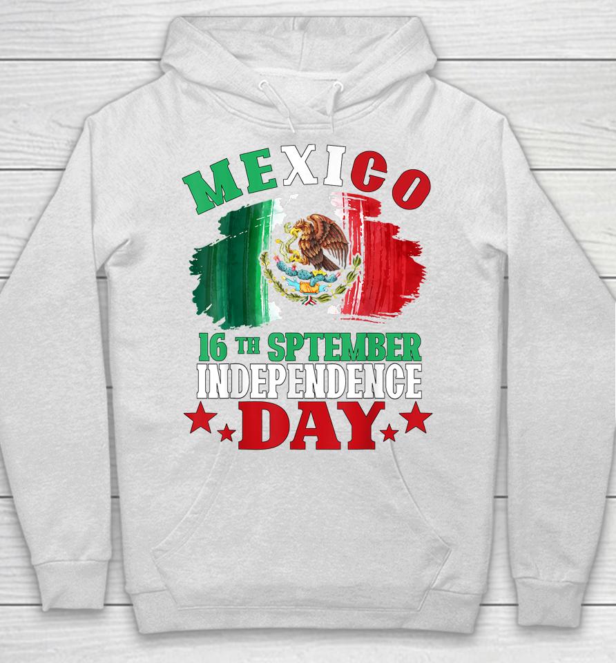 Mexico Pride Independence Day Mexican Flag Hoodie